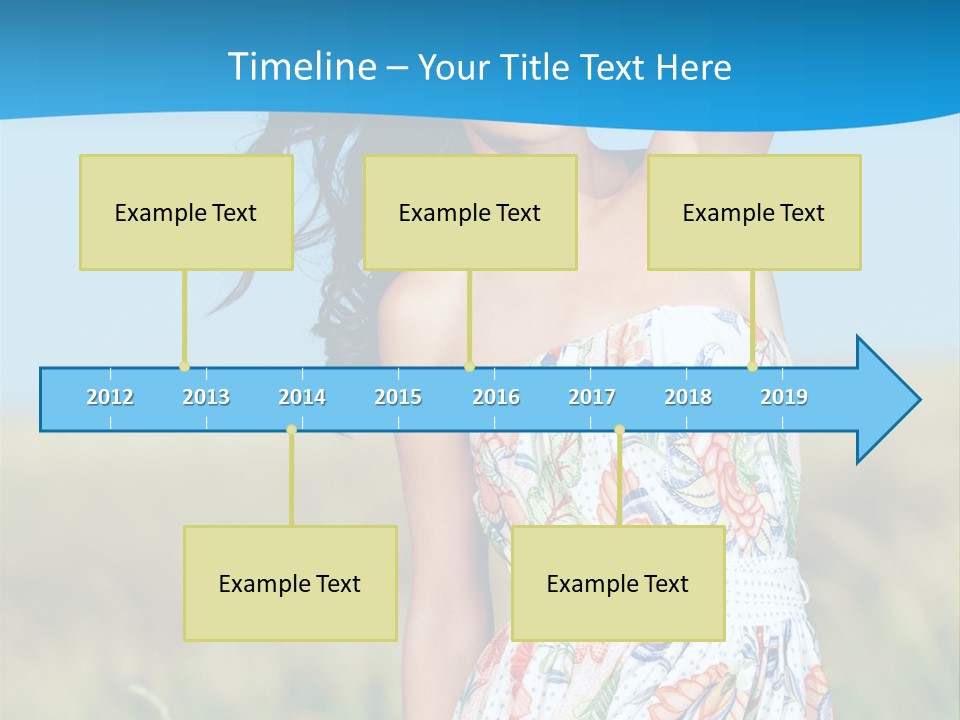 Nature Blue Spring PowerPoint Template