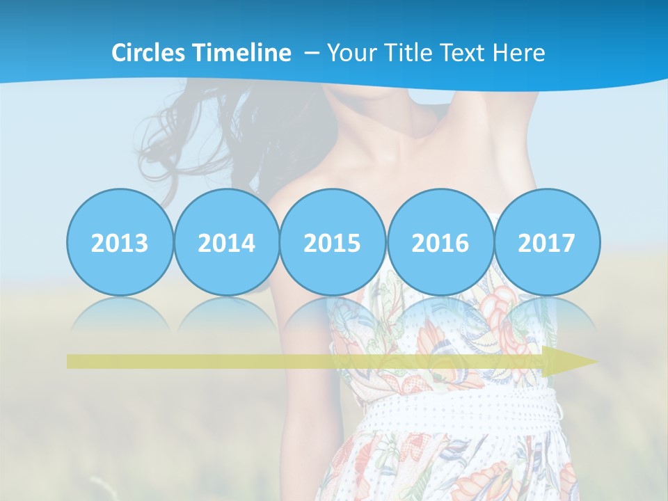 Nature Blue Spring PowerPoint Template