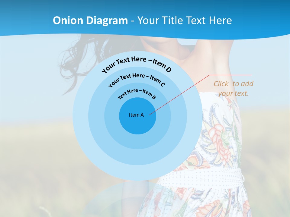 Nature Blue Spring PowerPoint Template