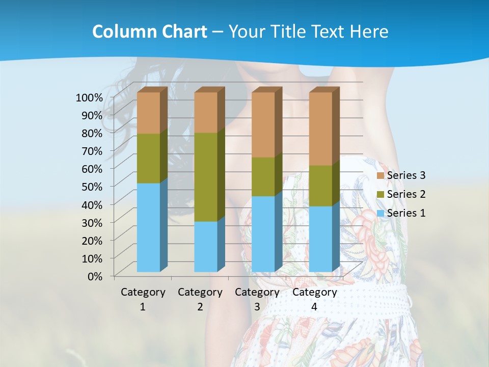 Nature Blue Spring PowerPoint Template