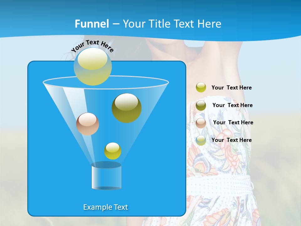 Nature Blue Spring PowerPoint Template