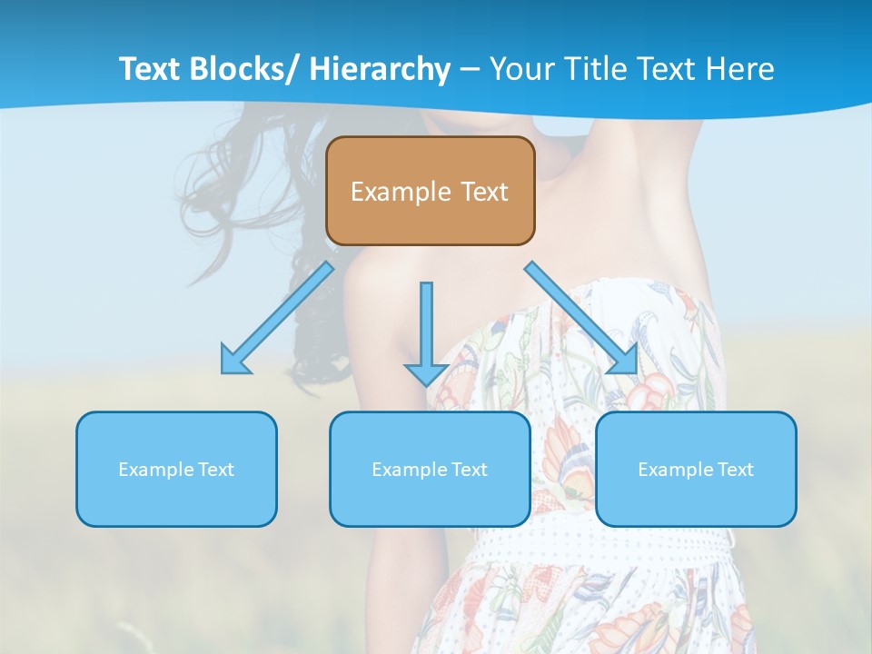 Nature Blue Spring PowerPoint Template