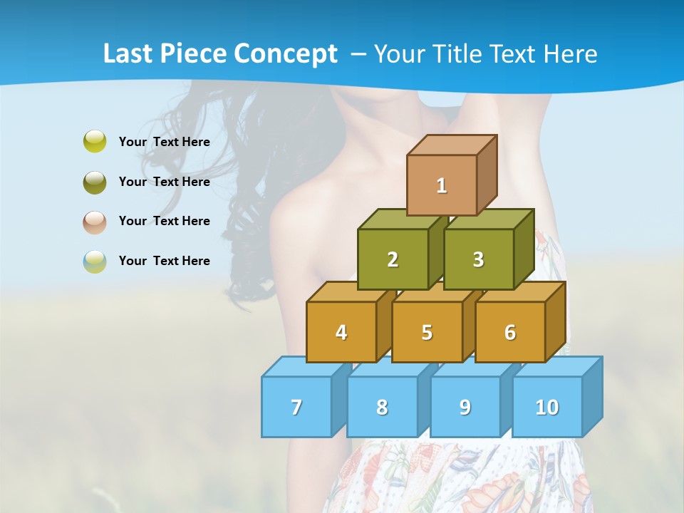 Nature Blue Spring PowerPoint Template