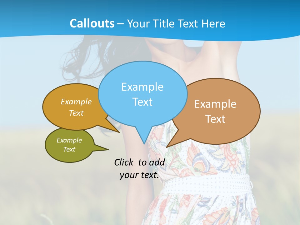 Nature Blue Spring PowerPoint Template