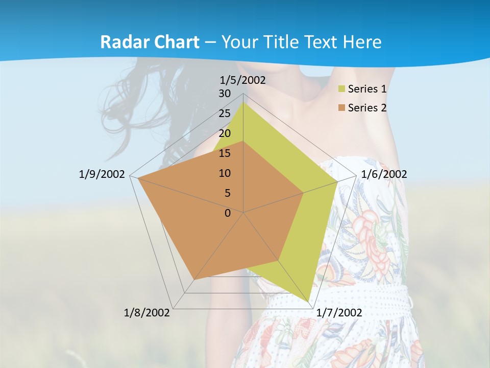 Nature Blue Spring PowerPoint Template