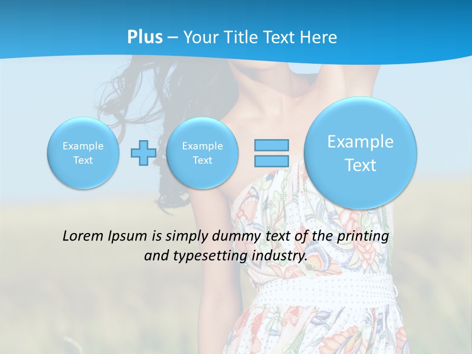 Nature Blue Spring PowerPoint Template