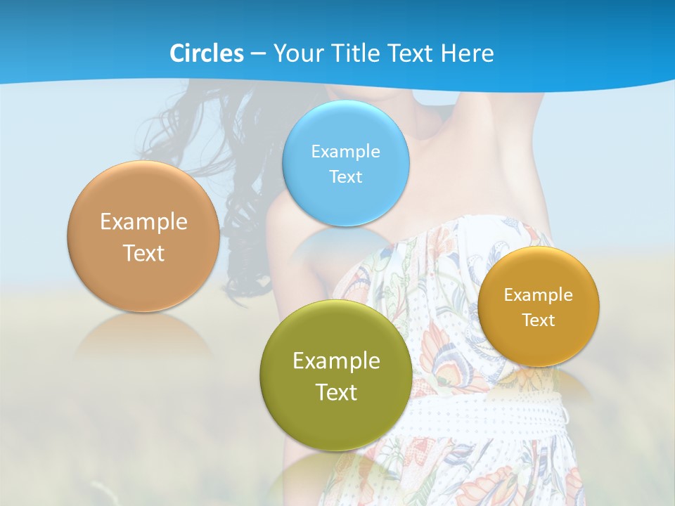 Nature Blue Spring PowerPoint Template