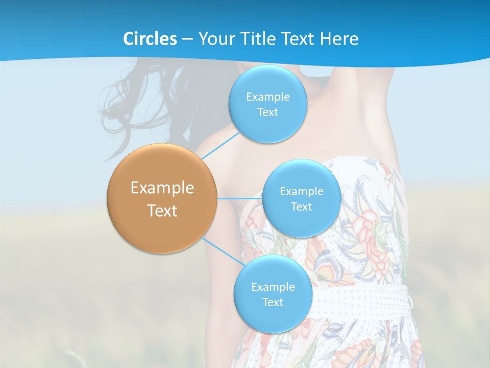 Nature Blue Spring PowerPoint Template