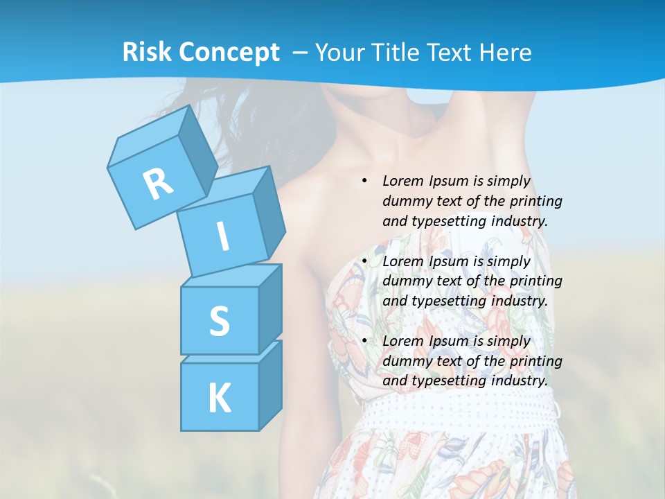 Nature Blue Spring PowerPoint Template