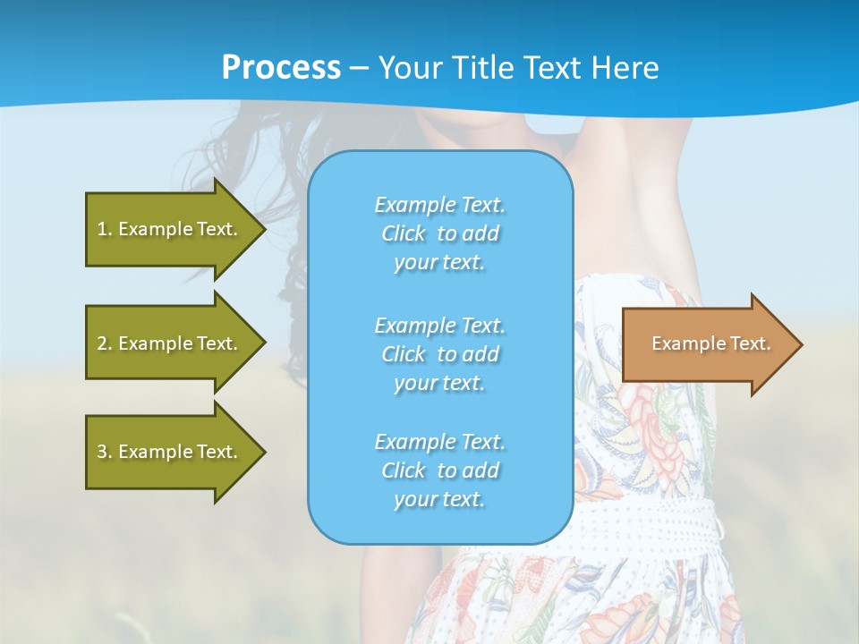 Nature Blue Spring PowerPoint Template