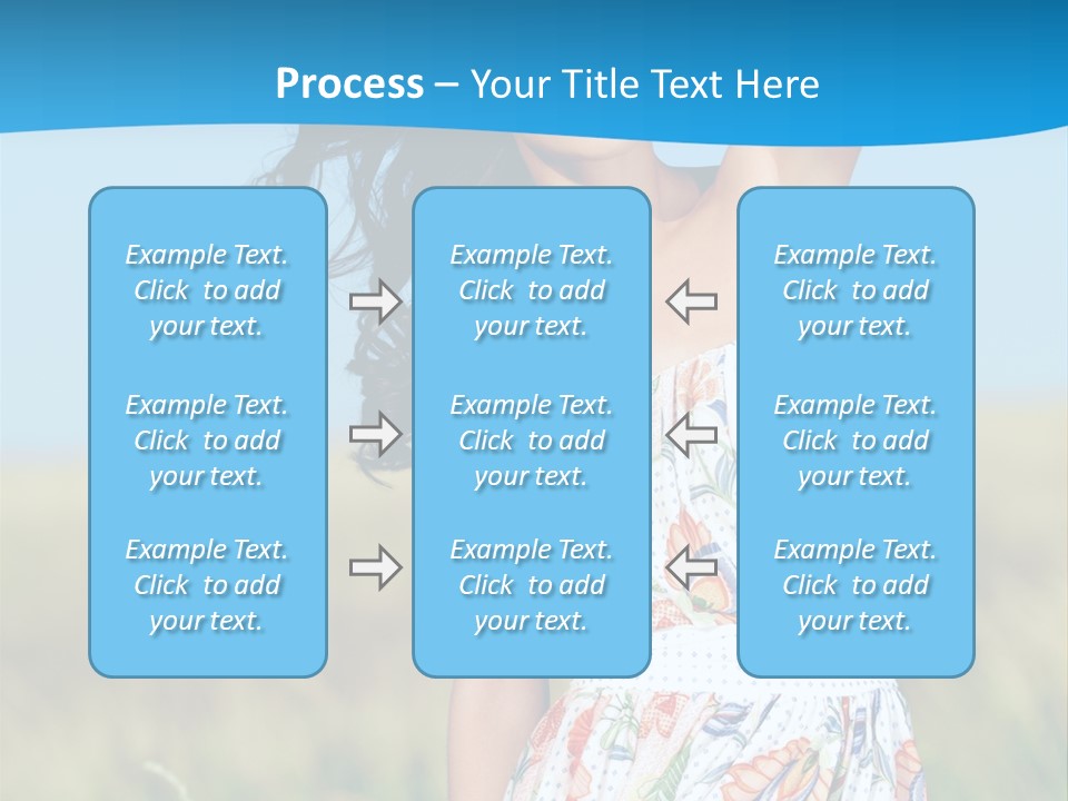 Nature Blue Spring PowerPoint Template