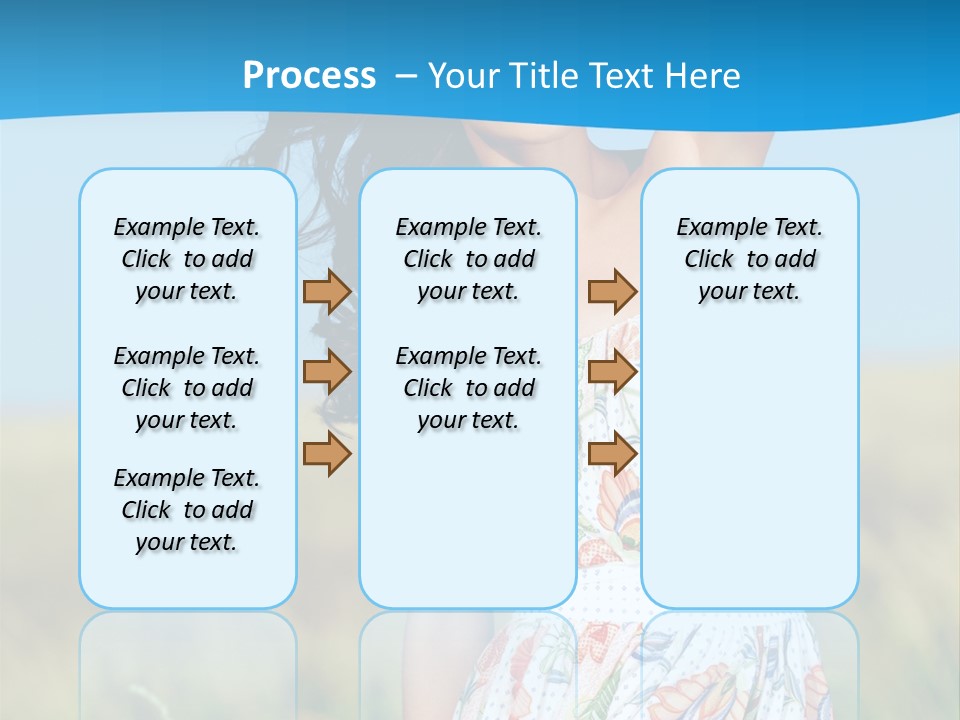 Nature Blue Spring PowerPoint Template