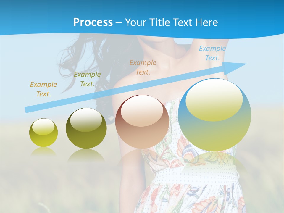 Nature Blue Spring PowerPoint Template