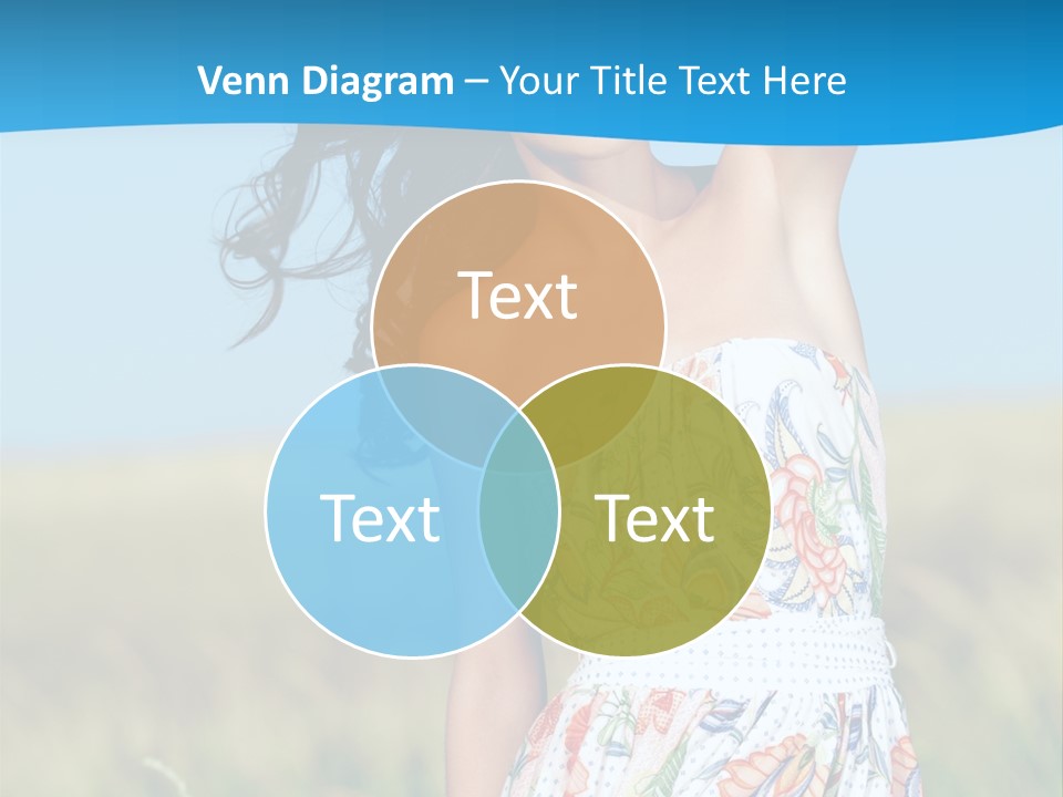 Nature Blue Spring PowerPoint Template