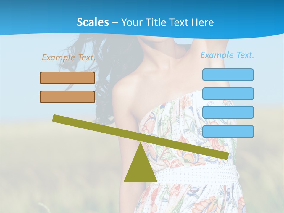 Nature Blue Spring PowerPoint Template
