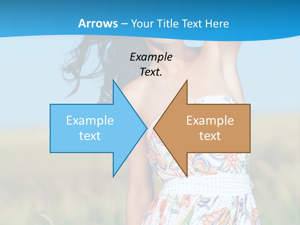 Nature Blue Spring PowerPoint Template