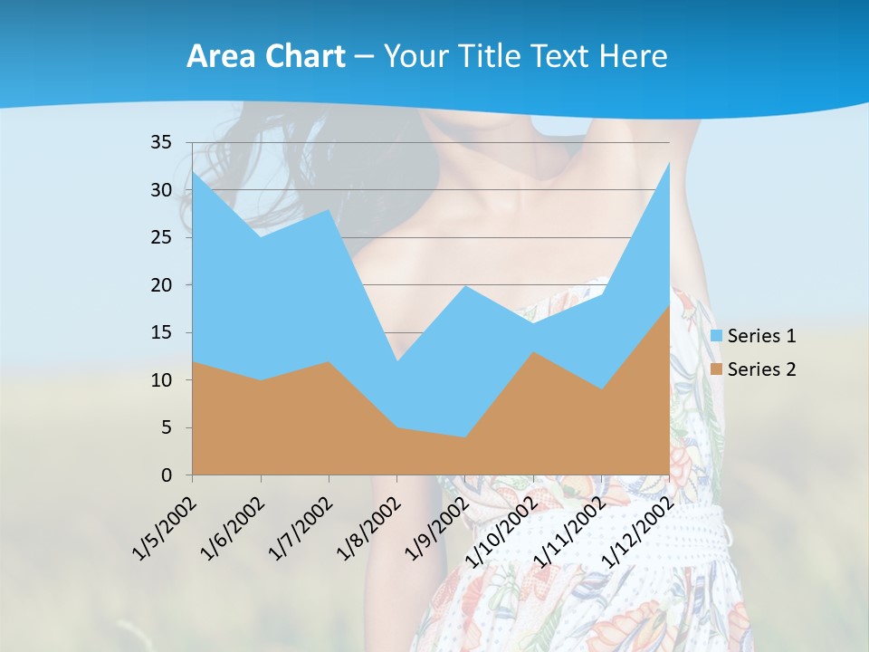 Nature Blue Spring PowerPoint Template