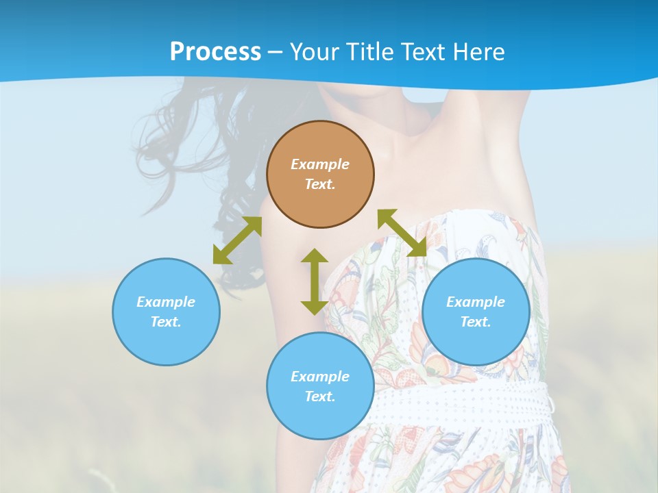 Nature Blue Spring PowerPoint Template