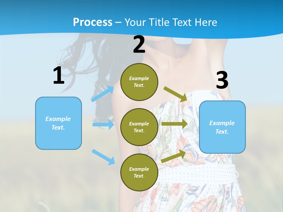 Nature Blue Spring PowerPoint Template