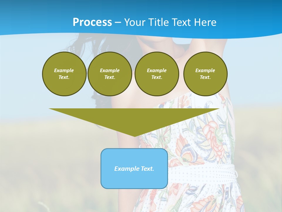 Nature Blue Spring PowerPoint Template