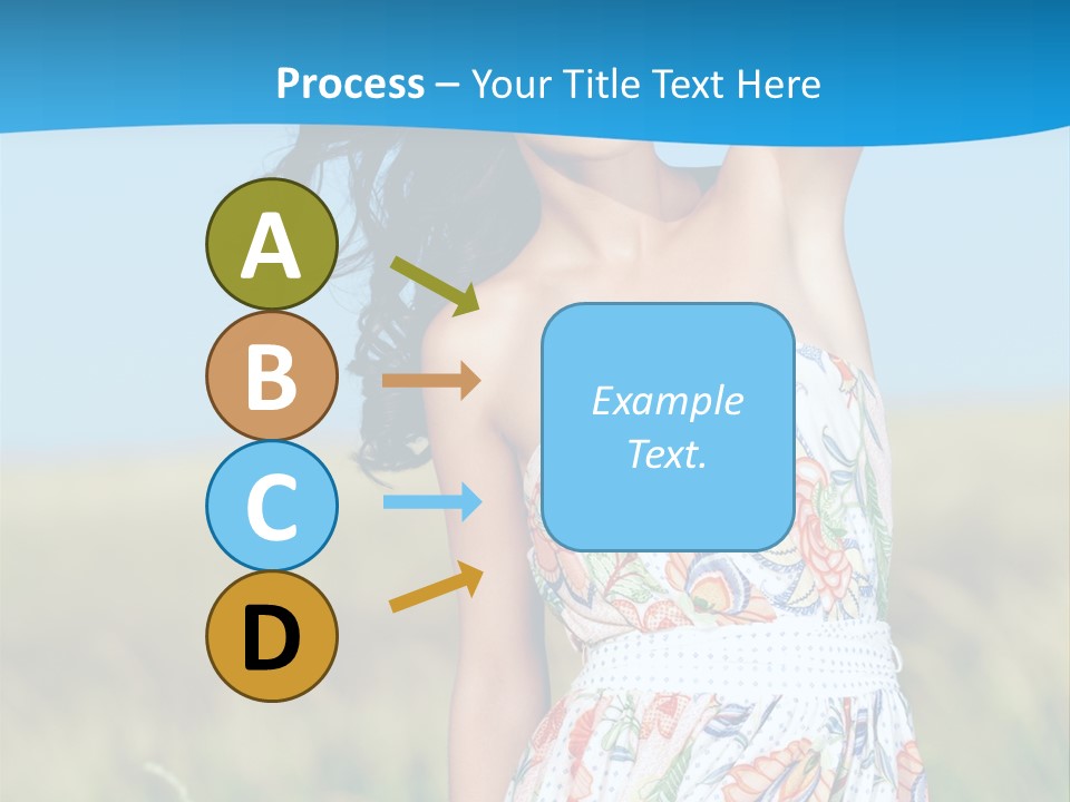 Nature Blue Spring PowerPoint Template