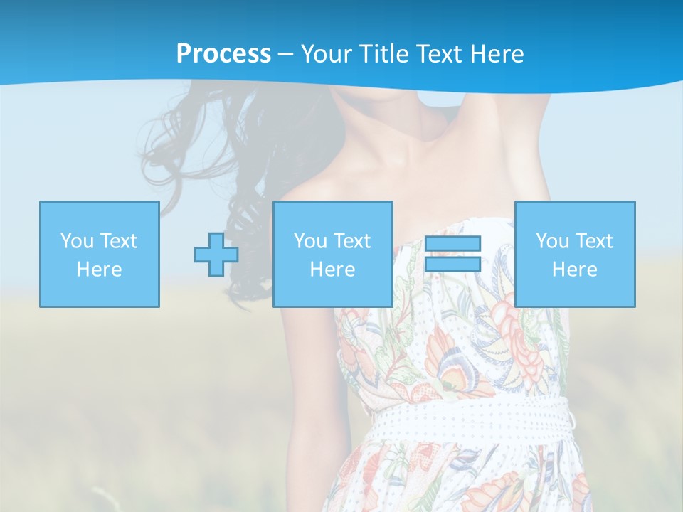 Nature Blue Spring PowerPoint Template