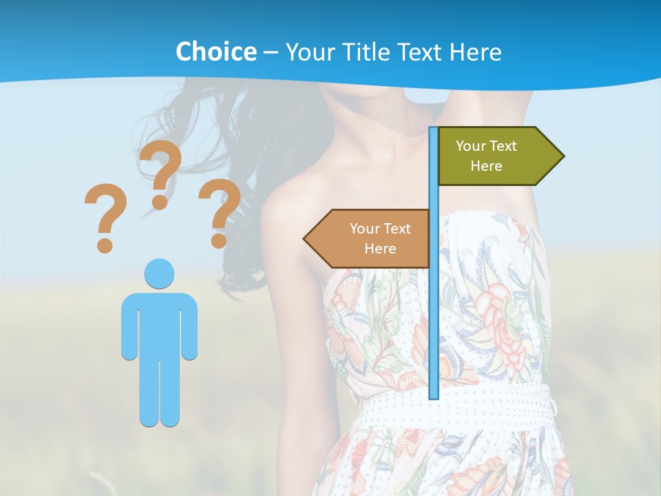 Nature Blue Spring PowerPoint Template