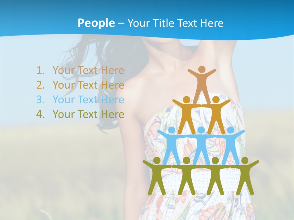 Nature Blue Spring PowerPoint Template