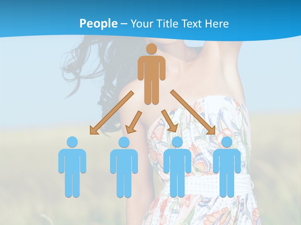 Nature Blue Spring PowerPoint Template