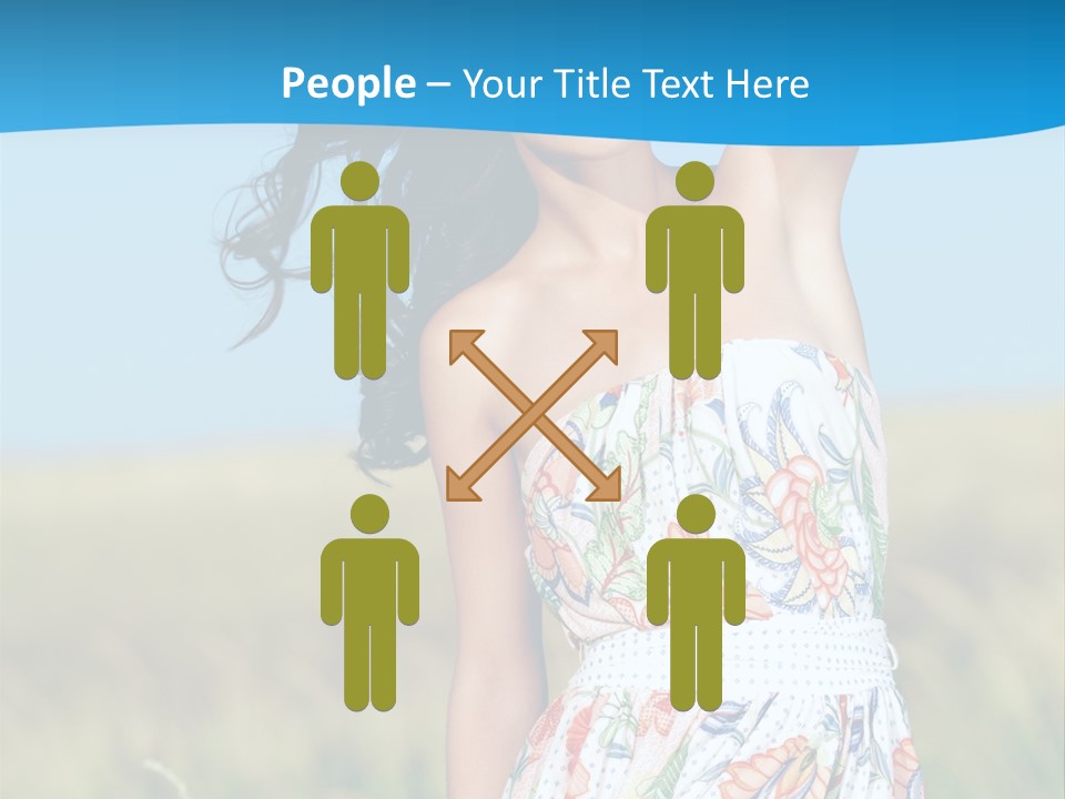 Nature Blue Spring PowerPoint Template