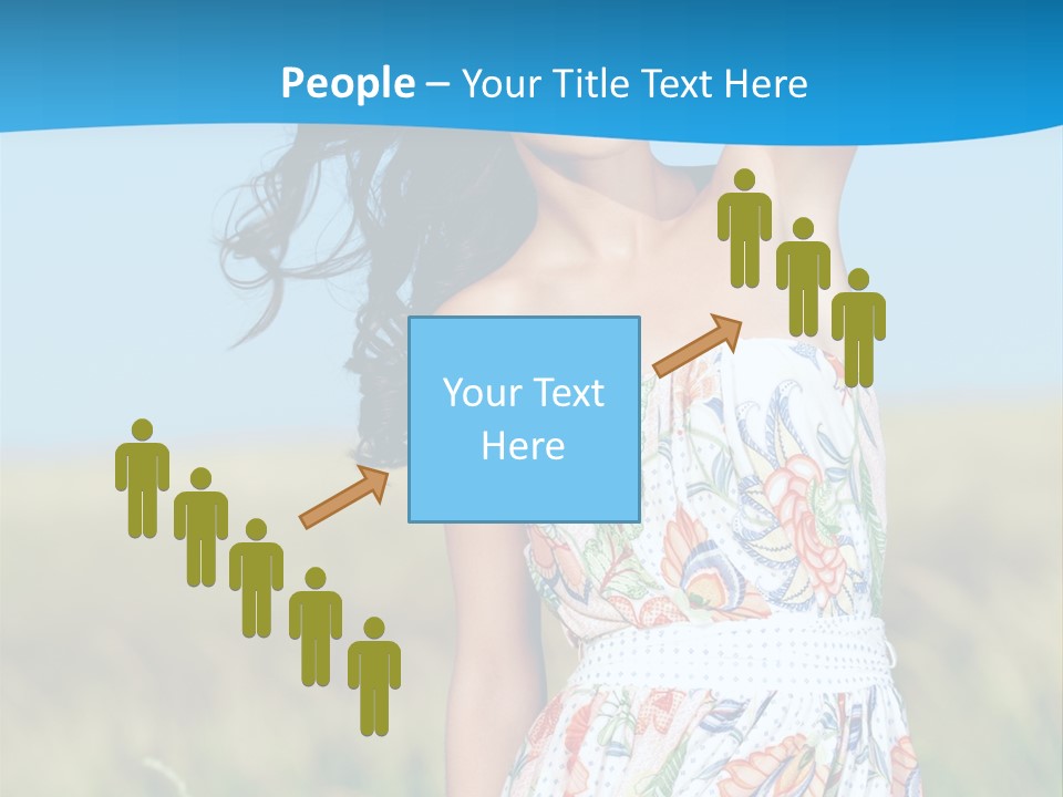 Nature Blue Spring PowerPoint Template