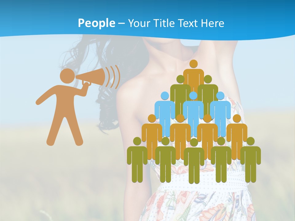 Nature Blue Spring PowerPoint Template