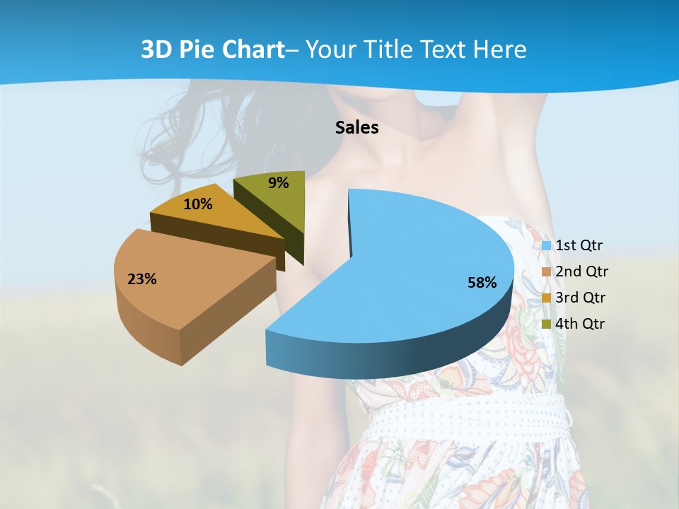 Nature Blue Spring PowerPoint Template