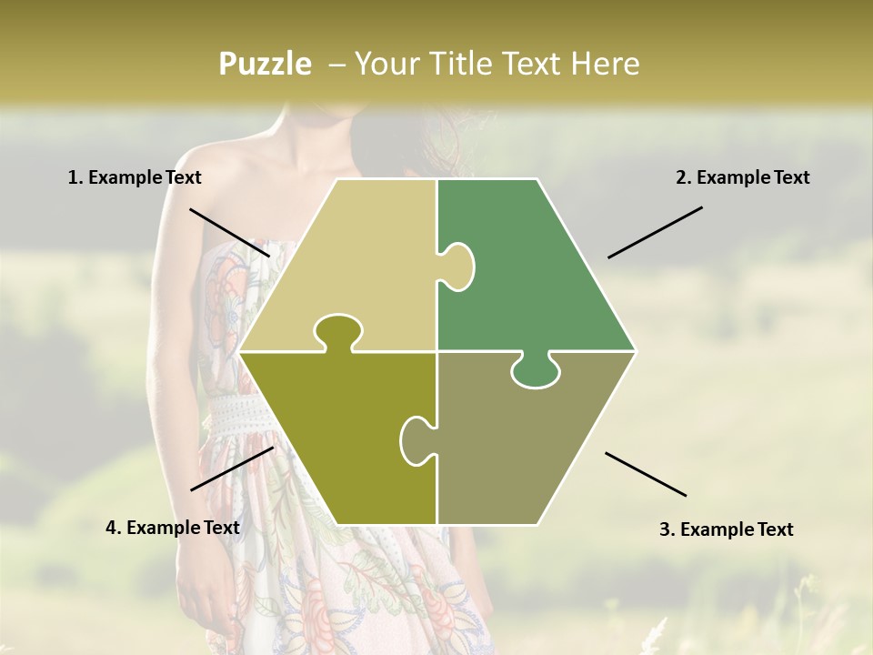 Full Meadow Glamour PowerPoint Template