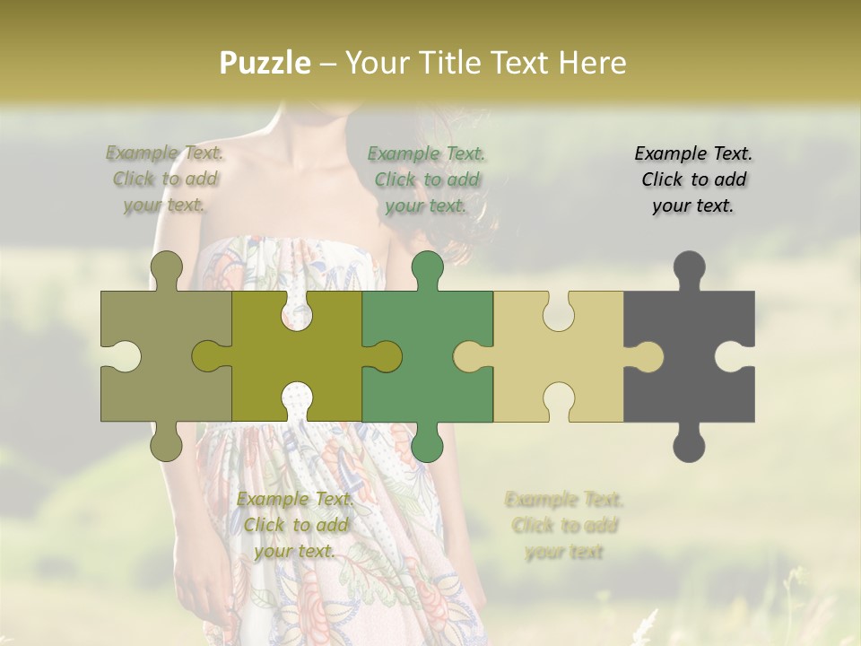 Full Meadow Glamour PowerPoint Template