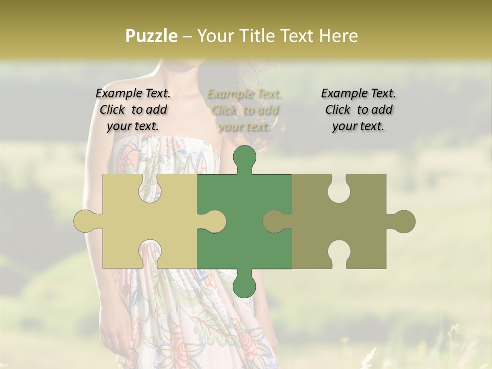 Full Meadow Glamour PowerPoint Template