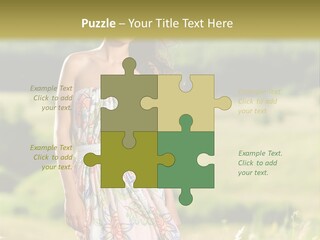 Full Meadow Glamour PowerPoint Template