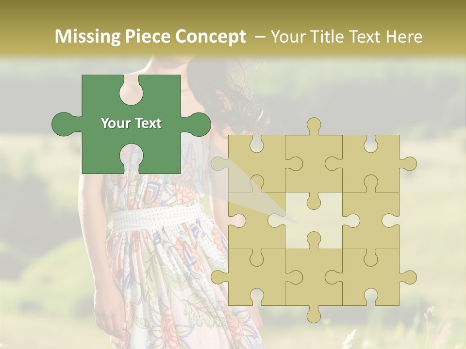 Full Meadow Glamour PowerPoint Template