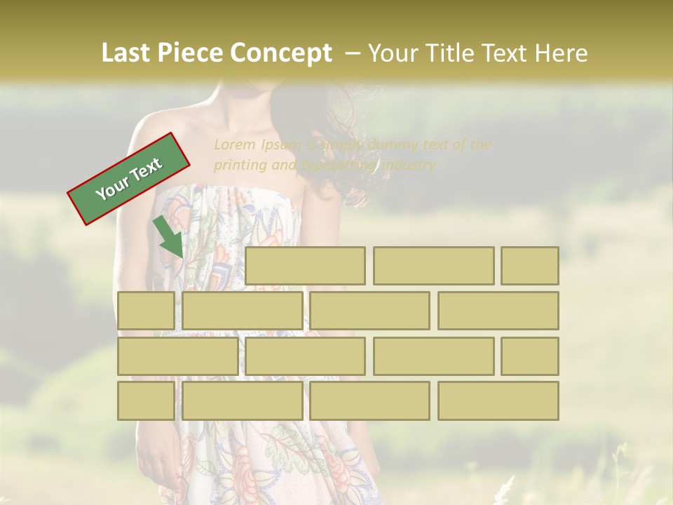 Full Meadow Glamour PowerPoint Template