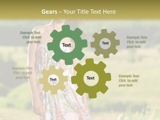 Full Meadow Glamour PowerPoint Template