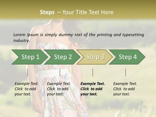 Full Meadow Glamour PowerPoint Template