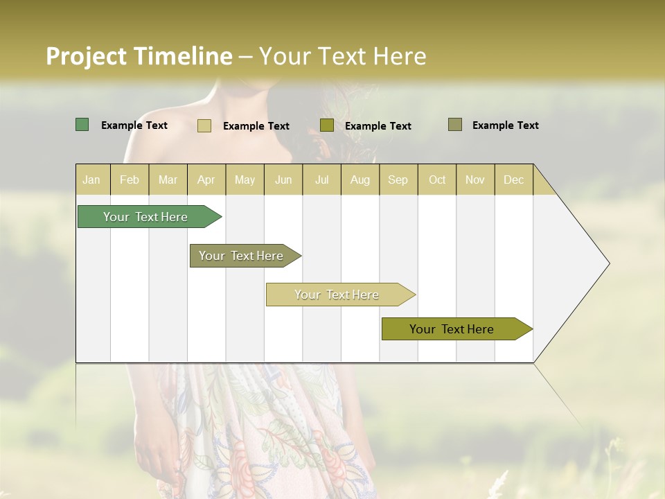 Full Meadow Glamour PowerPoint Template