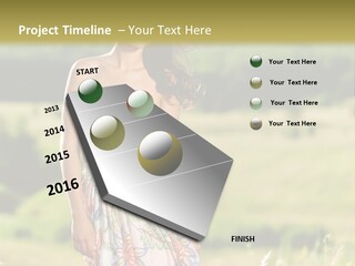 Full Meadow Glamour PowerPoint Template