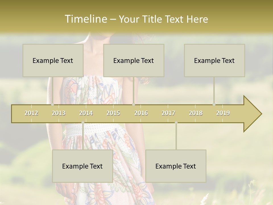 Full Meadow Glamour PowerPoint Template