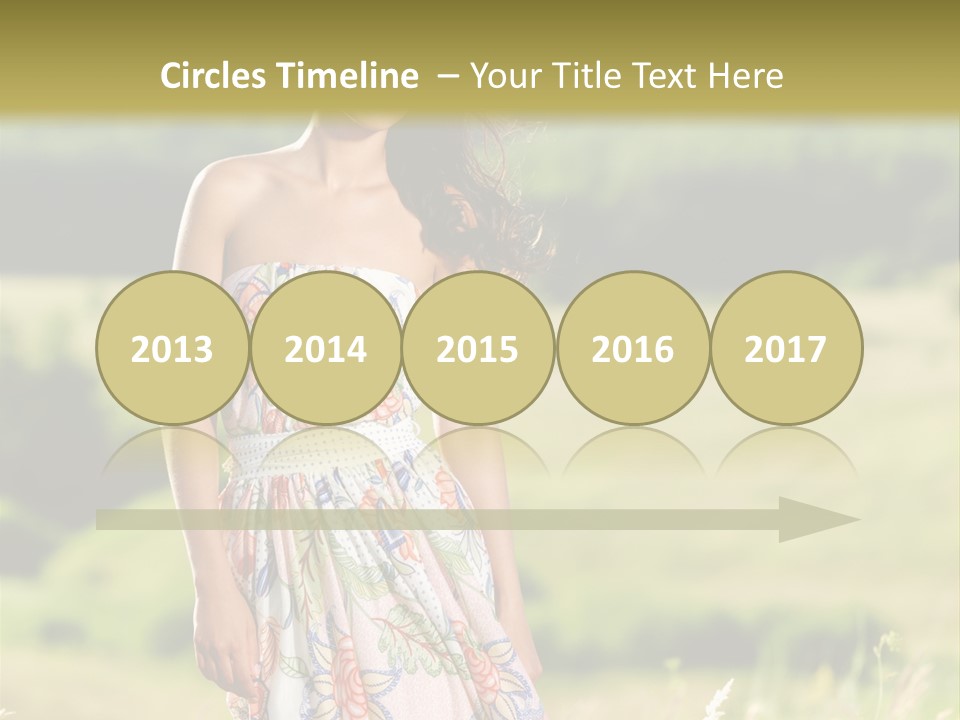 Full Meadow Glamour PowerPoint Template