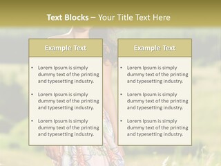 Full Meadow Glamour PowerPoint Template