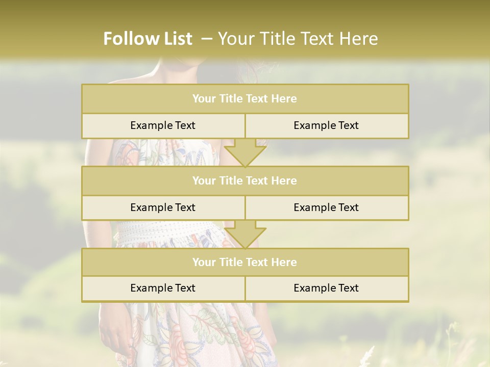 Full Meadow Glamour PowerPoint Template