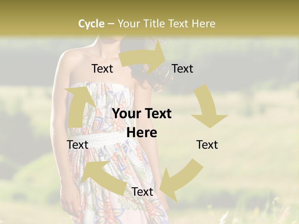 Full Meadow Glamour PowerPoint Template