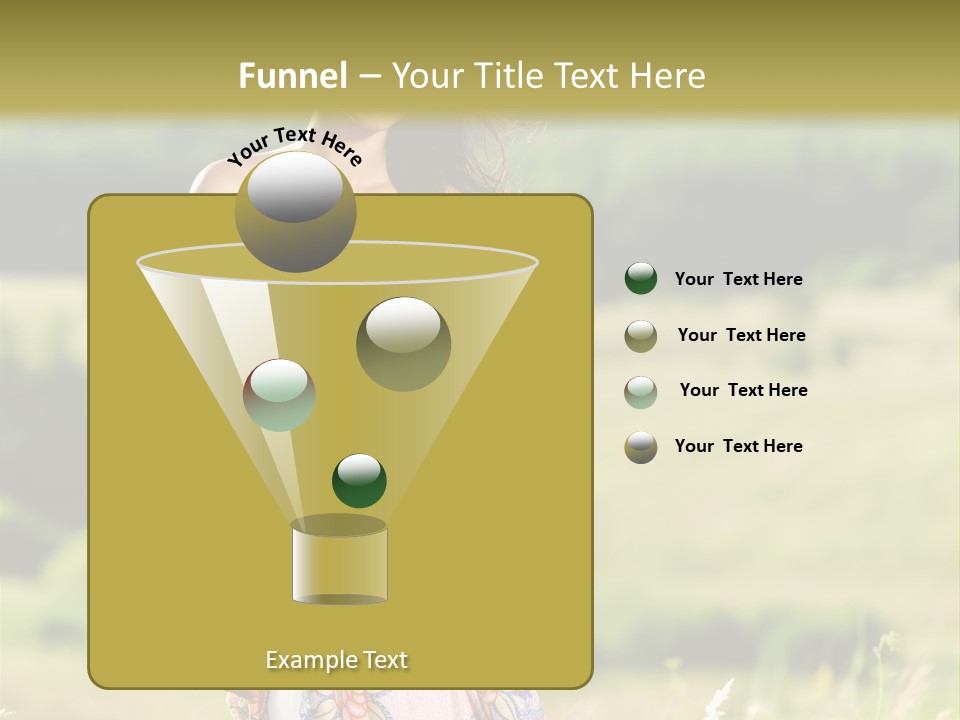 Full Meadow Glamour PowerPoint Template