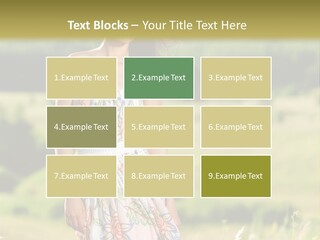 Full Meadow Glamour PowerPoint Template
